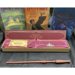 - Luna Lovegood Wand w/ FREE Deathly Hallow Necklace